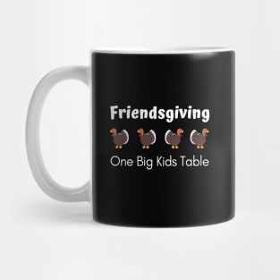 Friendsgiving One Big Kids Table Mug